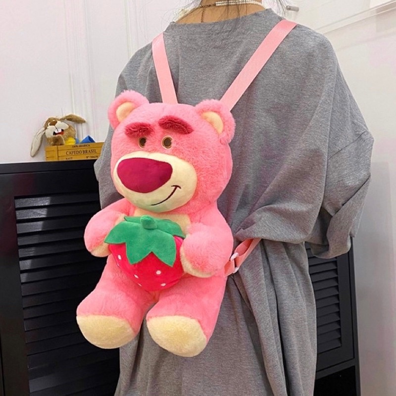 Balo Gấu Dâu Ôm Dâu Siêu siêu xinh