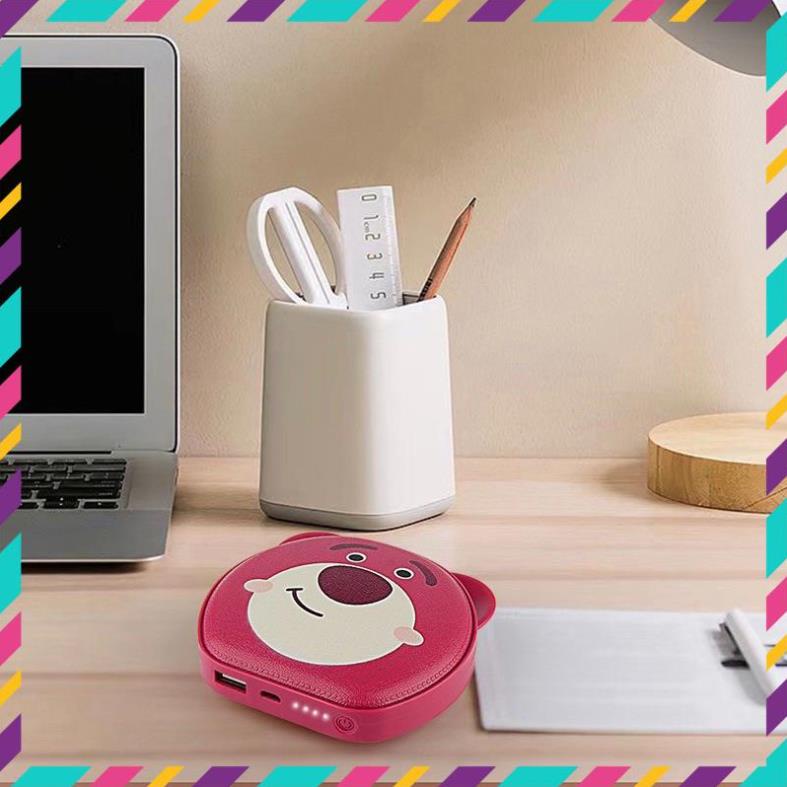 Sạc dự phòng Gấu Dâu Lotso, Gấu trúc, Heo con 10.000-20.000mAh