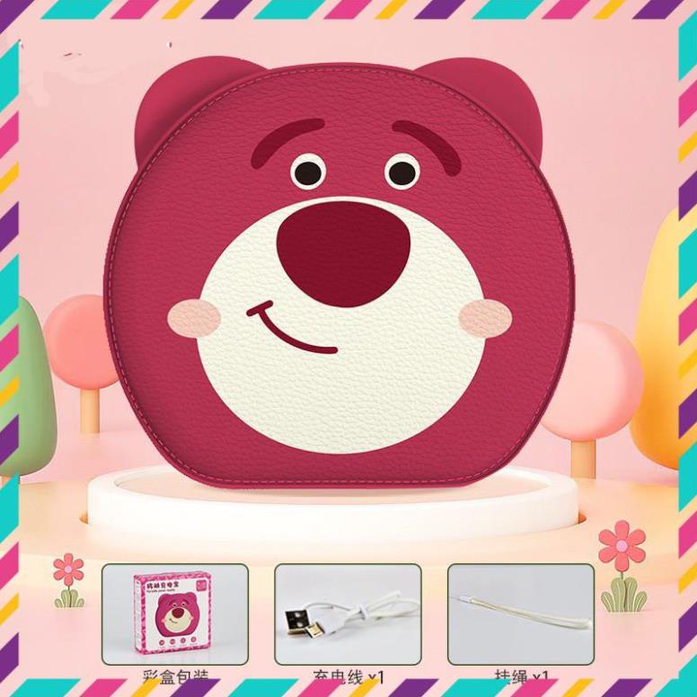 Sạc dự phòng Gấu Dâu Lotso, Gấu trúc, Heo con 10.000-20.000mAh