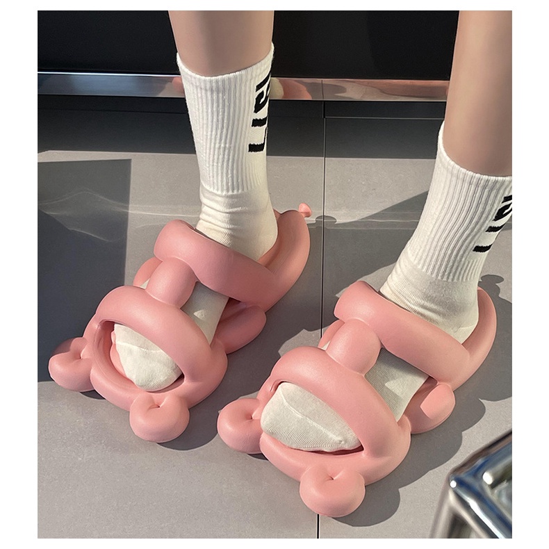 Stomp Xăng đan EVA Đế Dày Màu Sắc Kẹo Ngọt Thời Trang Mùa Hè Cho Nữ