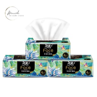 Khăn giấy vip dai mịn face 3d 320 tờ 4 lớp - hannah sỉ giấy face - hannah sỉ giấy face