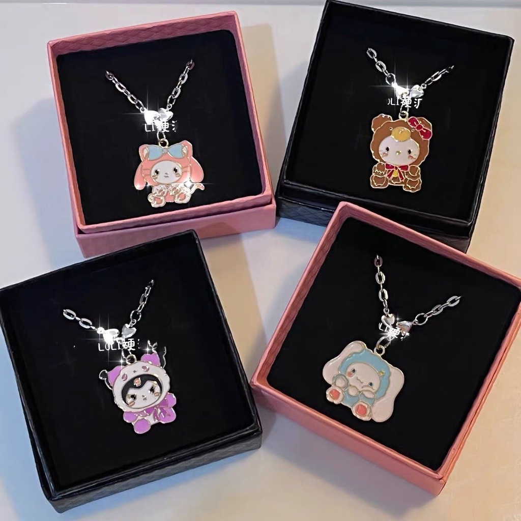 Vòng cổ Mặt Mèo Kitty Dễ Thương