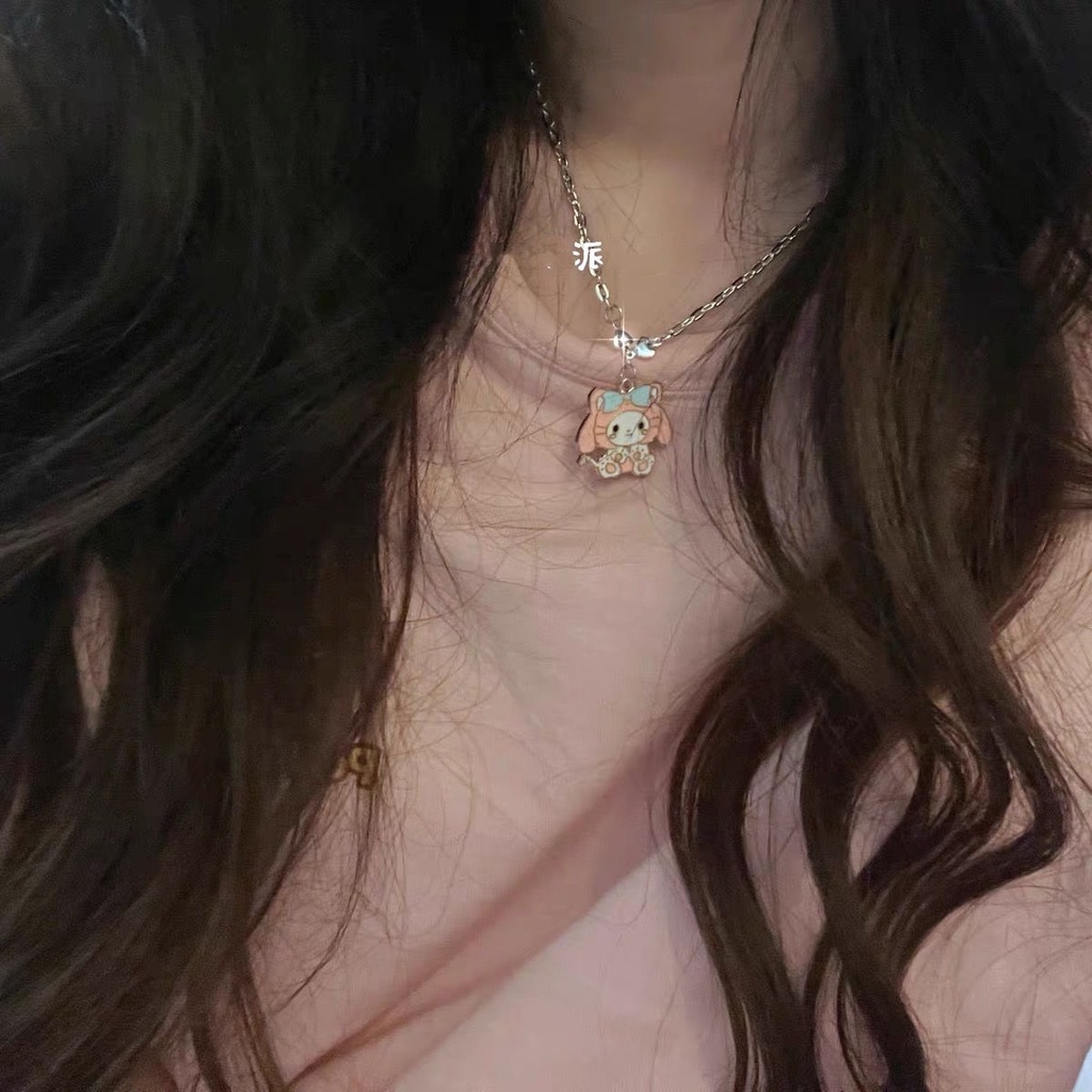 Vòng cổ Mặt Mèo Kitty Dễ Thương