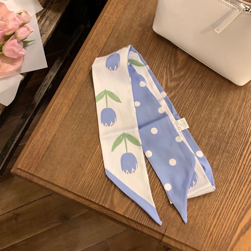 Khăn Quàng Cổ Lụa Cao Cấp Chống Nắng Phong Cách Phương Tây Cho Nữ