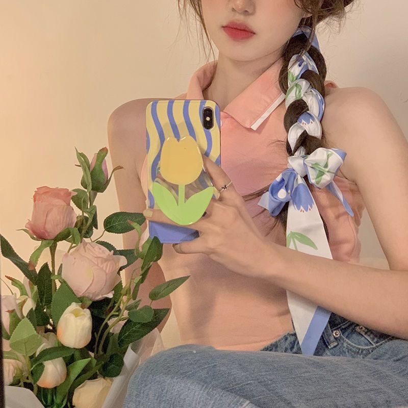 Khăn Quàng Cổ Lụa Cao Cấp Chống Nắng Phong Cách Phương Tây Cho Nữ