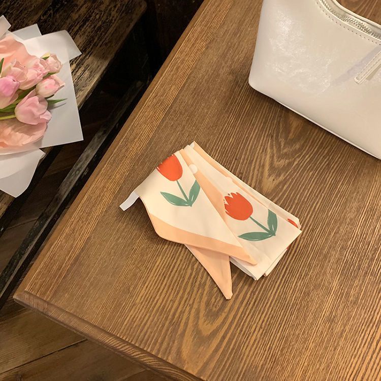 Khăn Quàng Cổ Lụa Cao Cấp Chống Nắng Phong Cách Phương Tây Cho Nữ