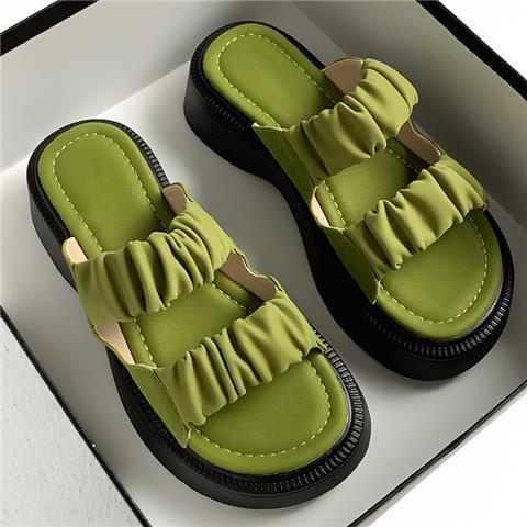 Dép lê tăng chiều cao mẫu mới đế dày thường ngày