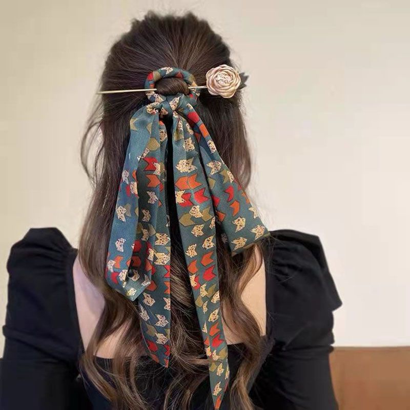 Kẹp Tóc Hình Nơ Phong Cách Hanfu Cổ Điển Cho Nữ