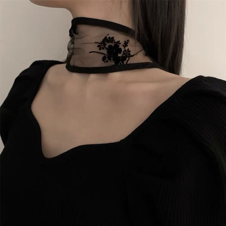 Dây Buộc Tóc Phối Ren Nhỏ Xinh Xắn Dễ Phối Đồ Thời Trang Bốn Mùa