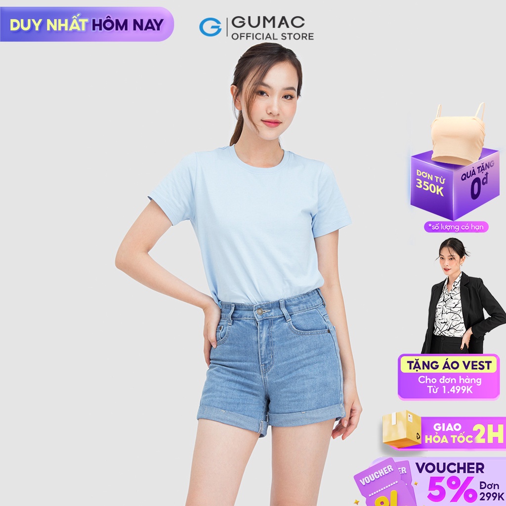 Áo thun phối chỉ ATC05052 thời trang GUMAC