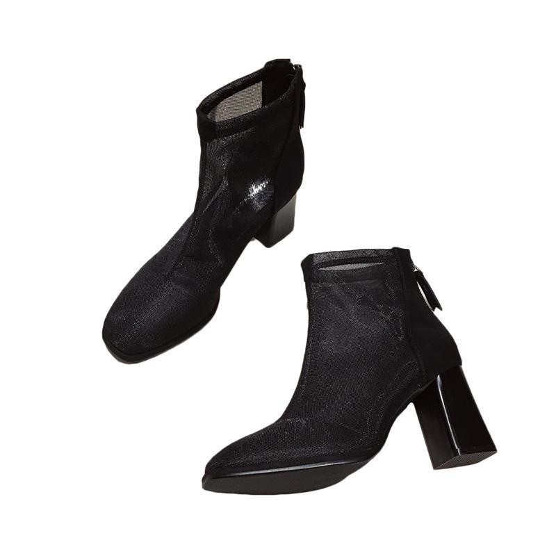 Giày Bốt Martin Cao Gót Phong Cách Thời Trang Xuân Hè Mới 2023