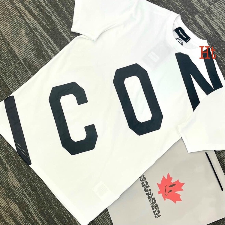 Áo thun I.C.Ô.N Màu: đen, trắng phù hợp với mọi hoàn cảnh.Form áo unisex nam nữ đều mặc được. .ln