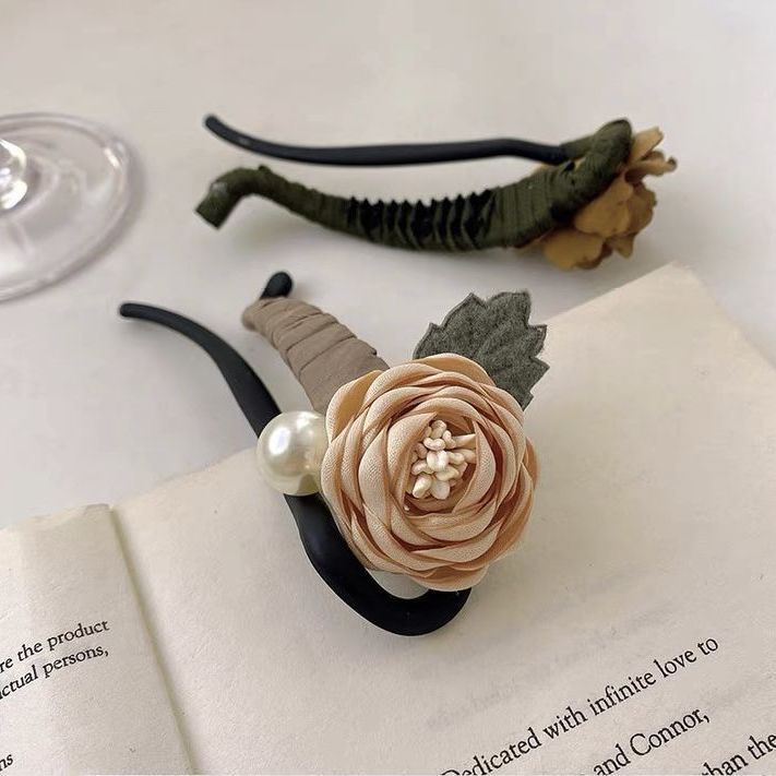 Kẹp Tóc Hình Hoa Cổ Điển Chất Lượng Cao