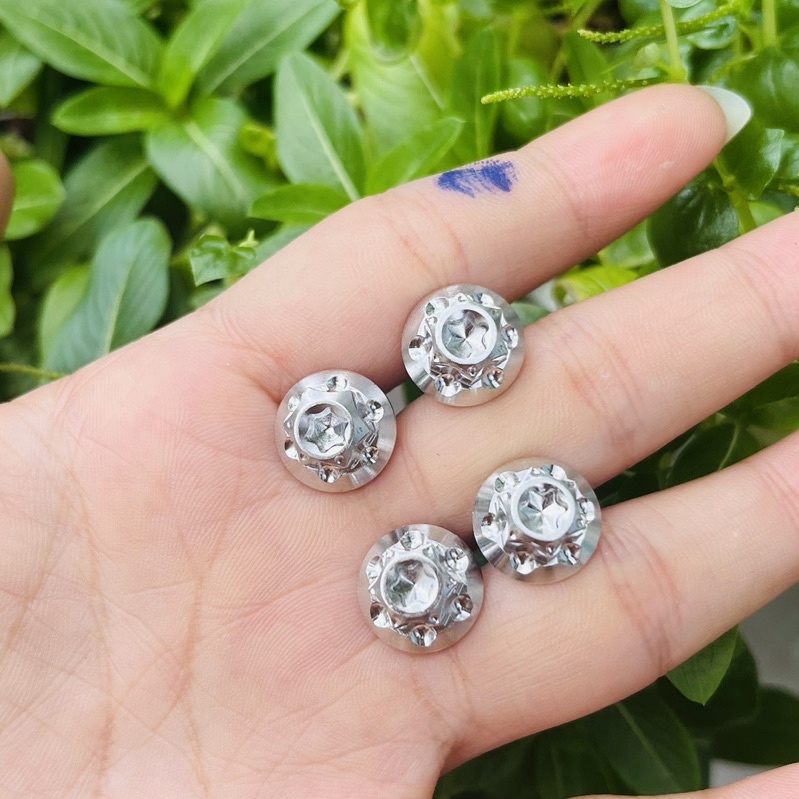 Combo 4 ốc đậy hộp sên Honda - SiFI - Si 50cc inox304