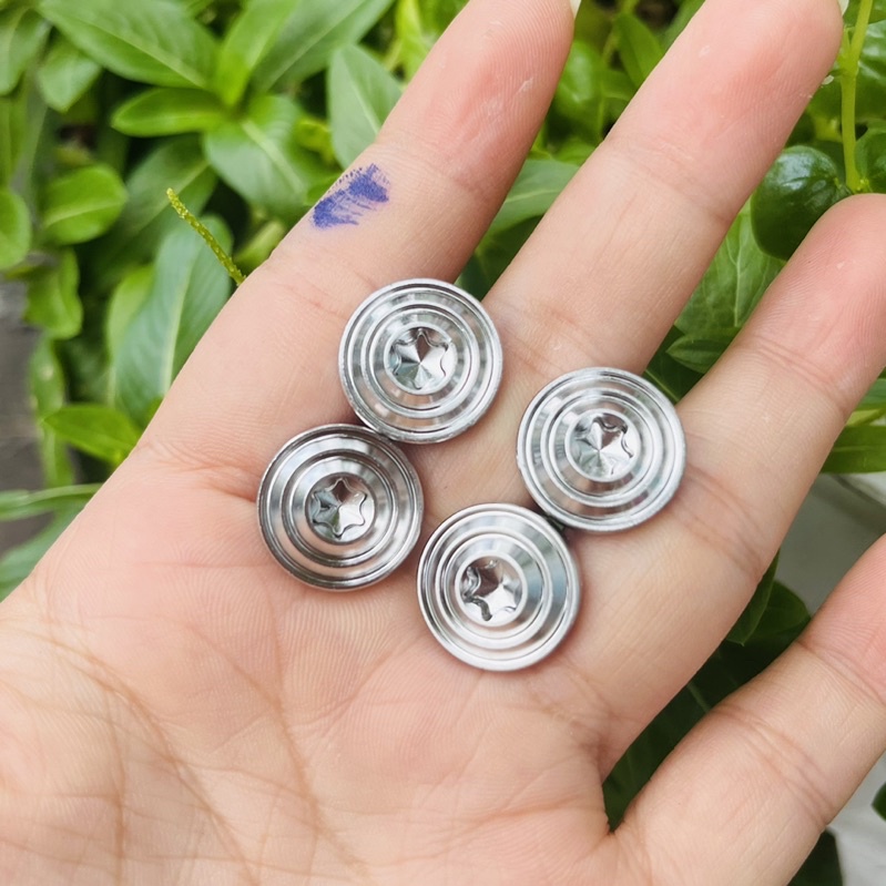 Combo 4 ốc đậy hộp sên xe Sirius XC inox304