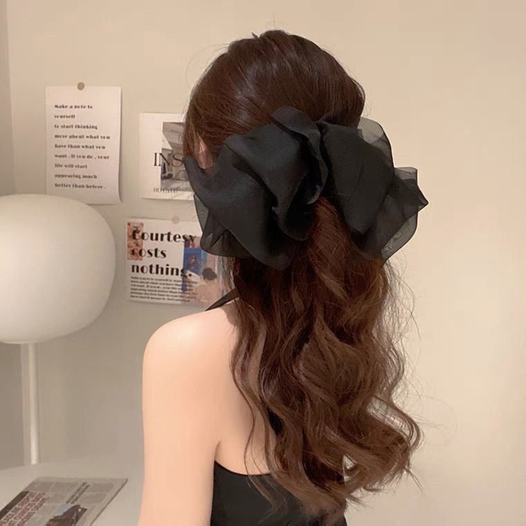 Kẹp Tóc Đính Nơ Sau Lưng Siêu Nữ Tính