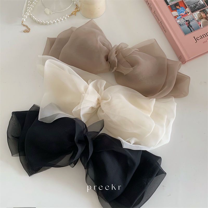 Kẹp Tóc Đính Nơ Sau Lưng Siêu Nữ Tính