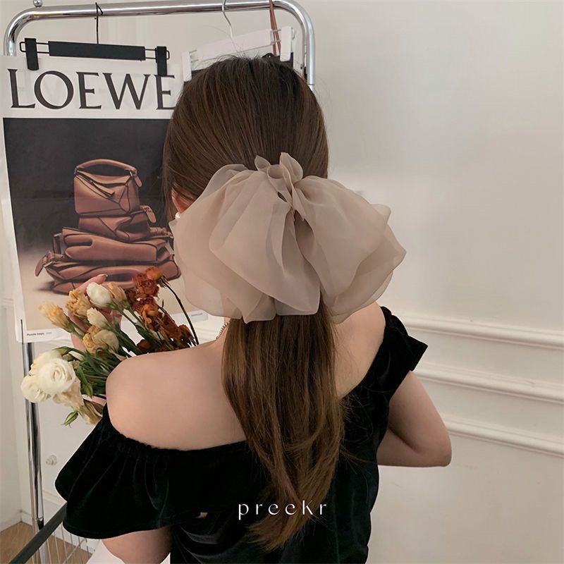 Kẹp Tóc Đính Nơ Sau Lưng Siêu Nữ Tính