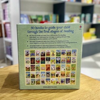 Bộ Nhập [KÈM AUDIO] MY FIRST READING LIBRARY - USBORNE XANH