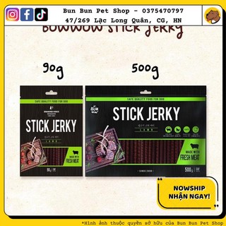 Snack thịt que mềm Bowwow Stick Jerky cho cún 🐶