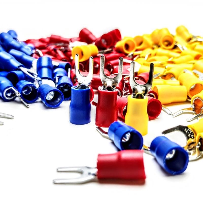 Đầu cos chữ Y bọc nhựa SV1.25-3, SV1.25-4, SV2-4, SV3.5-5, SV5.5-5 cos