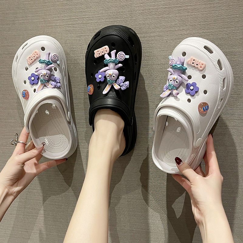 Dép lê tăng chiều cao chống trượt đế dày mùa hè