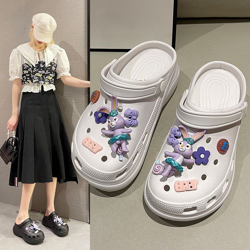 Dép lê tăng chiều cao chống trượt đế dày mùa hè