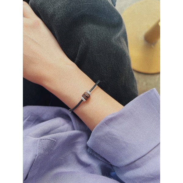 Vòng tay Yuto - vòng tay 4 nút gỗ mix charm