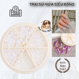 Trai nửa ,Trai tròn, Trai sứ mix size trang trí phong cách tiểu thư