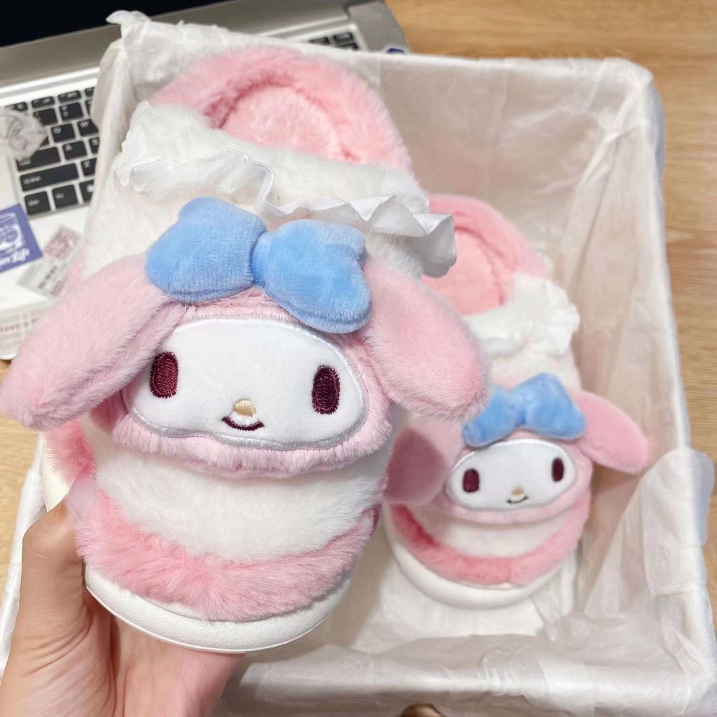 Dép lê học sinh dễ thương giữ ấm trong nhà mùa đông