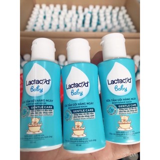 Combo 5 sữa tắm gội cho bé lactacyd bb 60ml