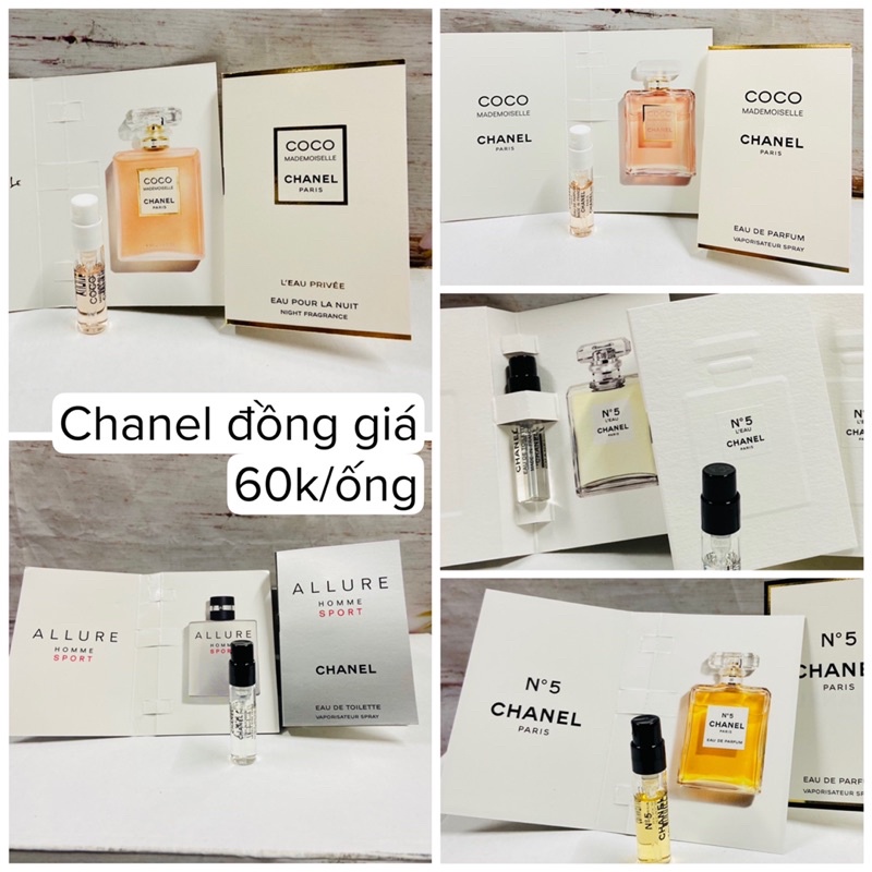 Vial mẫu thử nước hoa các loại Trangsweet