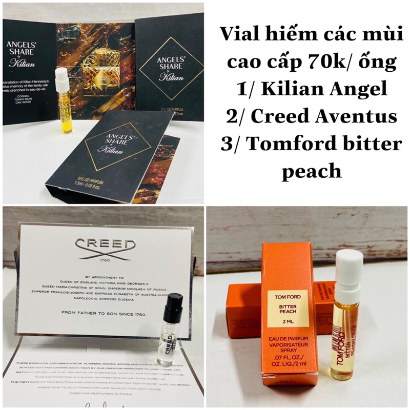 Vial mẫu thử nước hoa các loại Trangsweet