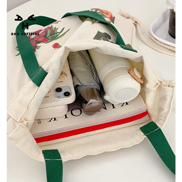 Ba Lô Dây Rút In Họa Tiết Dễ Thương Cho Nữ