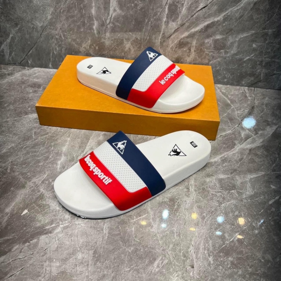 Dép lê nam hình con gà lecoqsportt quai cao su 3 màu chống trơn siêu bền thời trang domiho đi biển cao cấp hottrend 2022