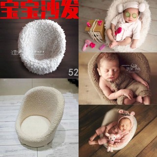 Ghế sofa hình mặt trăng toàn bộ làm đạo cụ chụp ảnh cho bé sơ sinh