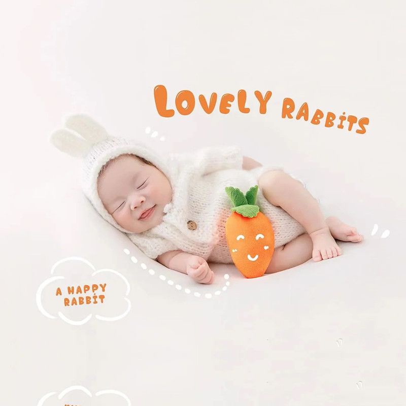 Bộ Trang Phục Chụp Ảnh Toàn Diện Trăm Ngày Đáng Yêu Dành Cho Trẻ Sơ Sinh