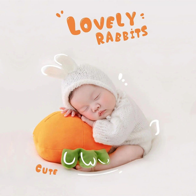 Bộ Trang Phục Chụp Ảnh Toàn Diện Trăm Ngày Đáng Yêu Dành Cho Trẻ Sơ Sinh