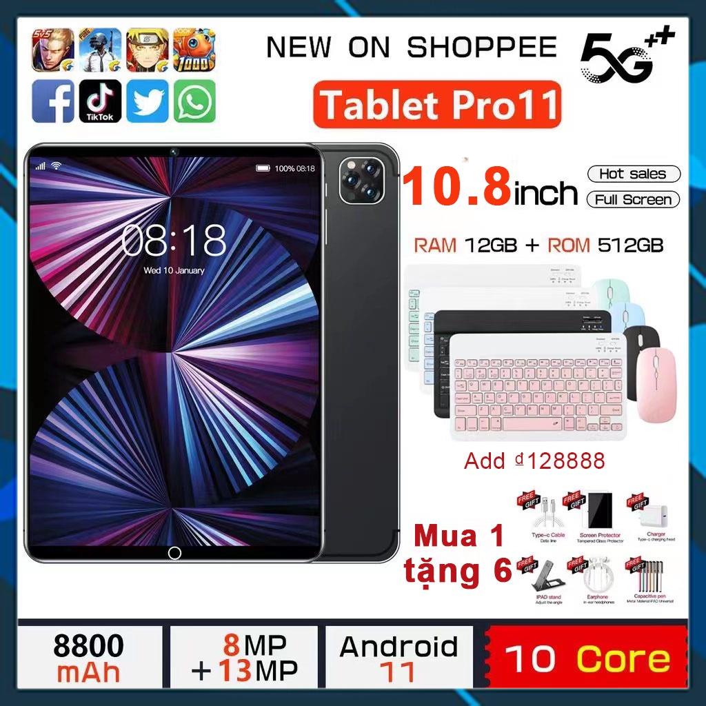 【Có thể COD】PRO11 Máy tính bảng Gtab Book 10,8 inch kèm bàn phím 2022 chuyên học, họp online (Wifi)