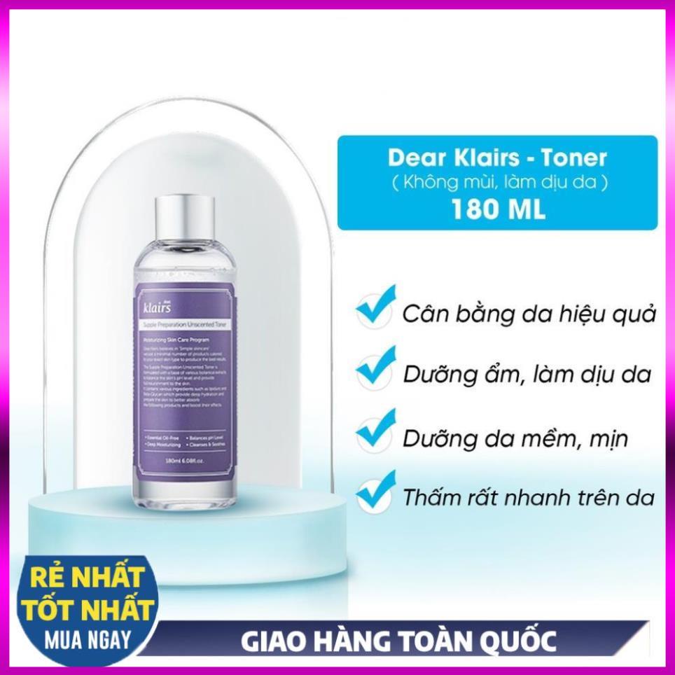 Toner Klairs - nước hoa hồng phục hồi làm dịu da Midnight Blue giảm sưng giảm mụn hiệu quả | BigBuy360 - bigbuy360.vn