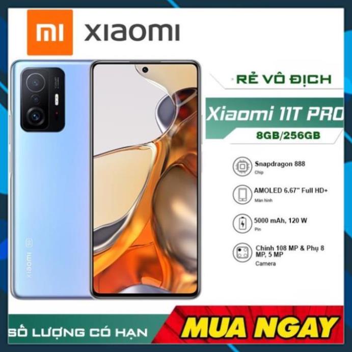 Điện thoại Xiaomi 11T Pro 8GB/256GB - hàng chính hãng - mới 100% - bảo hành tron gói