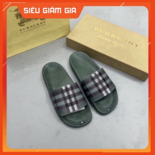 Dép lê quai ngang kẻ BBR - Dép Nam quai cao su siêu nét Free Ship