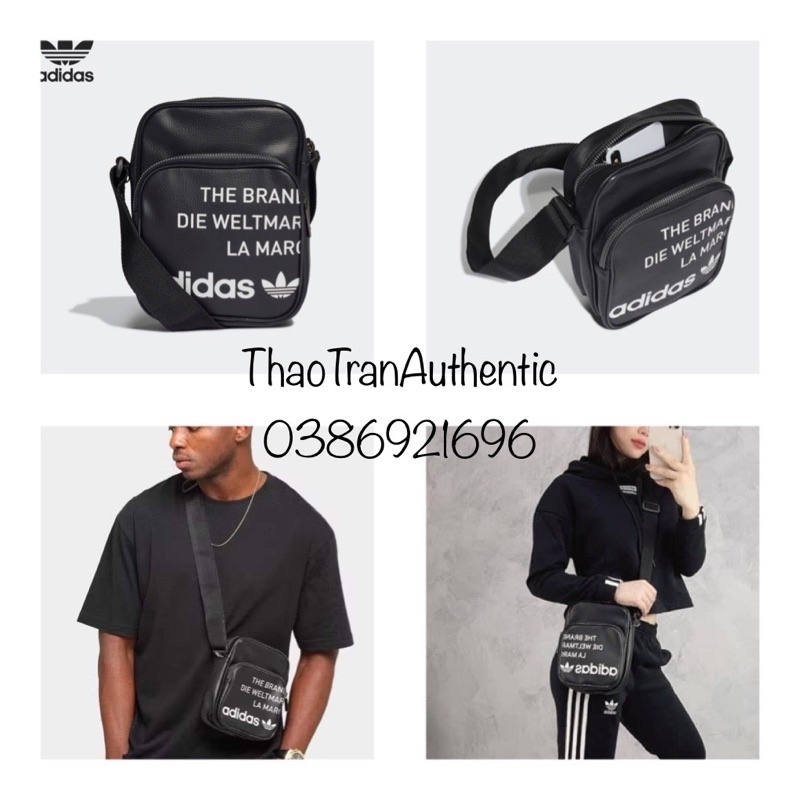 Túi chéo da PU GN4445 mini bag adi das