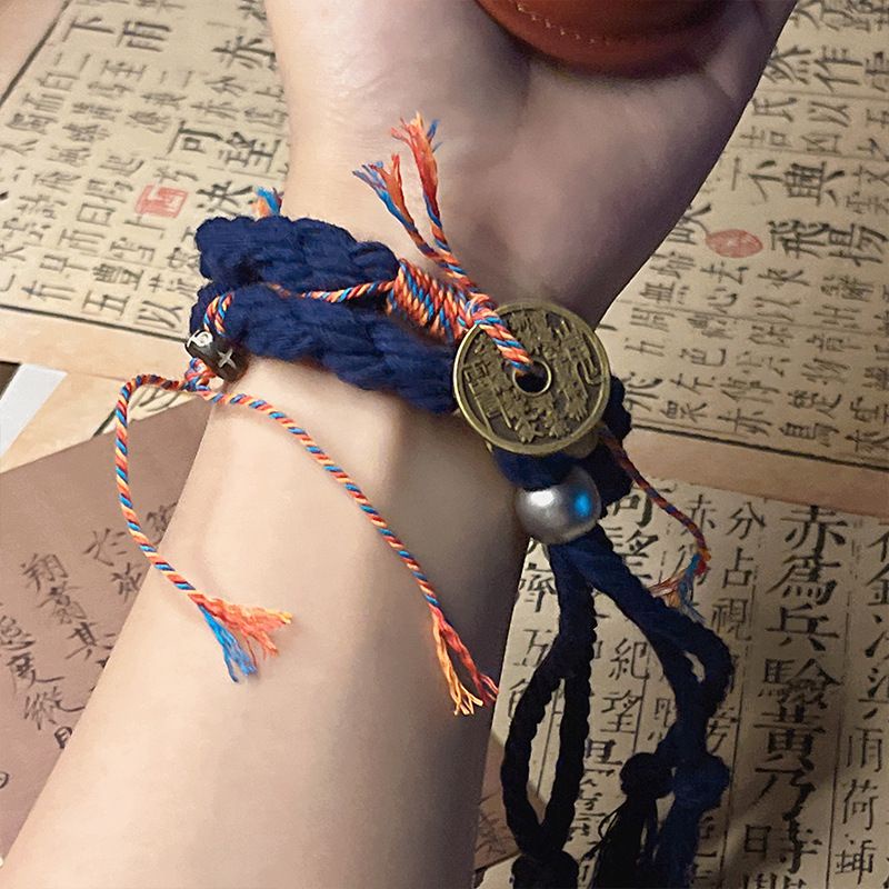 Vòng Tay Dây Bện Phong Cách Trung Hoa Mới