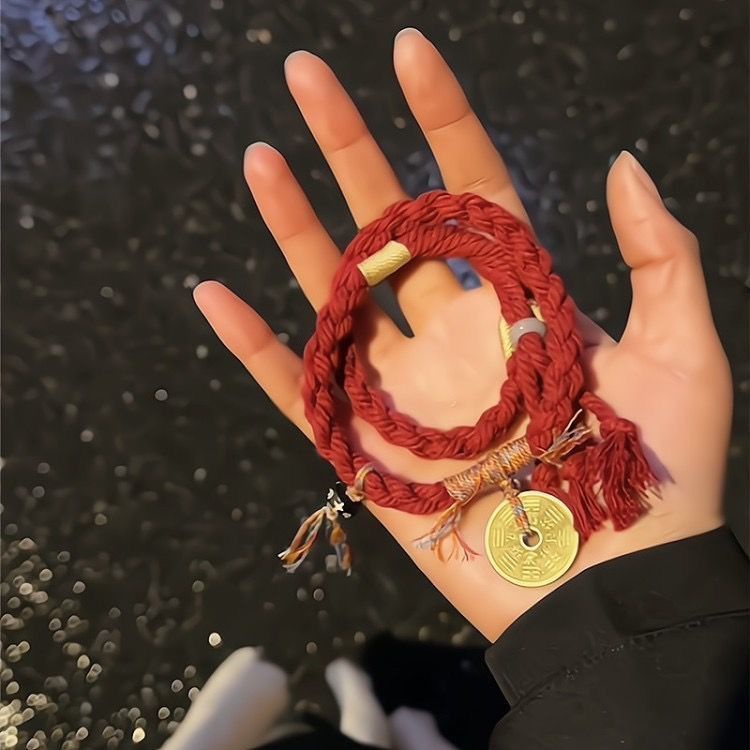 Vòng Tay Dây Bện Phong Cách Trung Hoa Mới