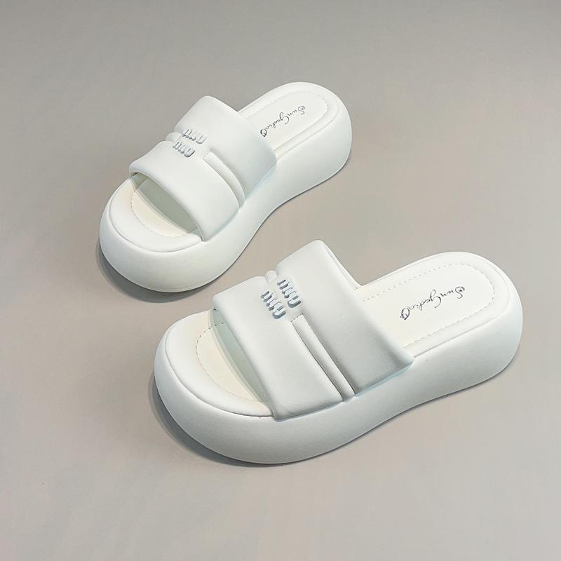 Dép Sandal Đế Dày Thời Trang Mùa Hè Dễ Phối Đồ Cho Nữ