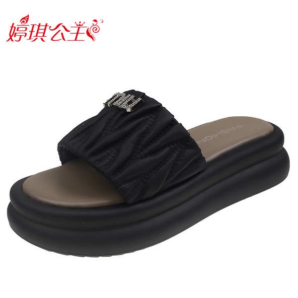 Dép lê đi bên ngoài đế dày thời trang nữ mùa hè hot mẫu chống trượt hot trên mạng