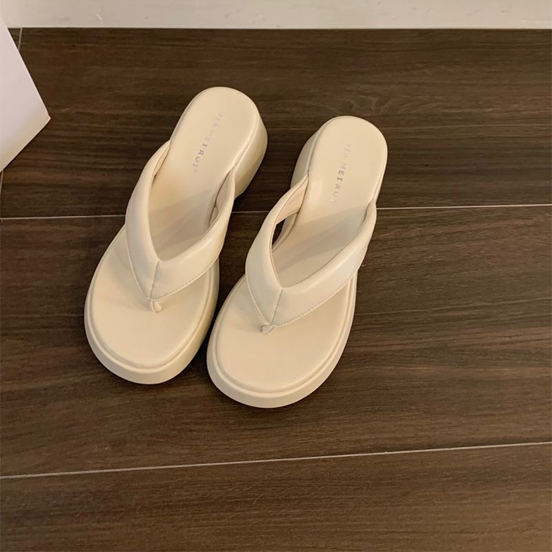 Giày Sandal Đế Dày Siêu Nhẹ Chống Trượt Chống Mài Mòn Thời Trang Mùa Hè Cho Nữ