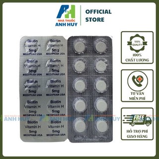 Biotin (Vitamin H) 5mg H/2x10v XN