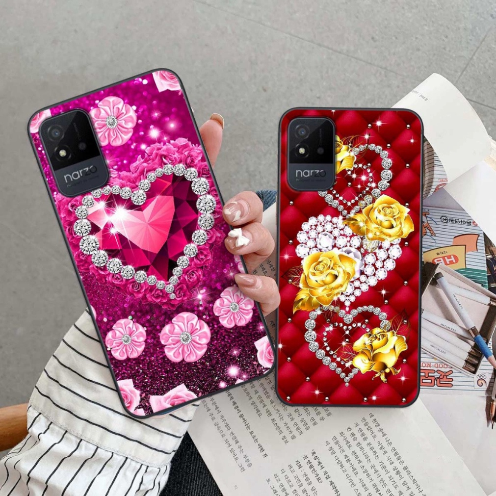 Ốp lưng Realme 9i / 9 / 9 Pro / 8i / 8 / 8 Pro hình hoa tâm an vạn sự an mẫu mới năm 2023